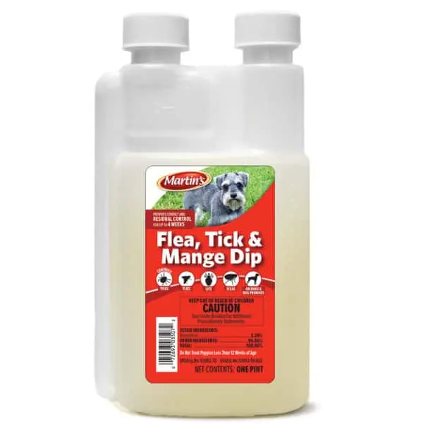 Martin’S Flea, Tick & Mange Dip 16 Oz 1