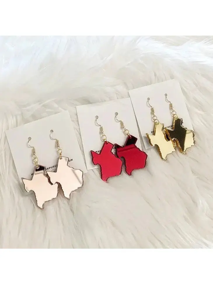 Mirrored Texas Earrings 1