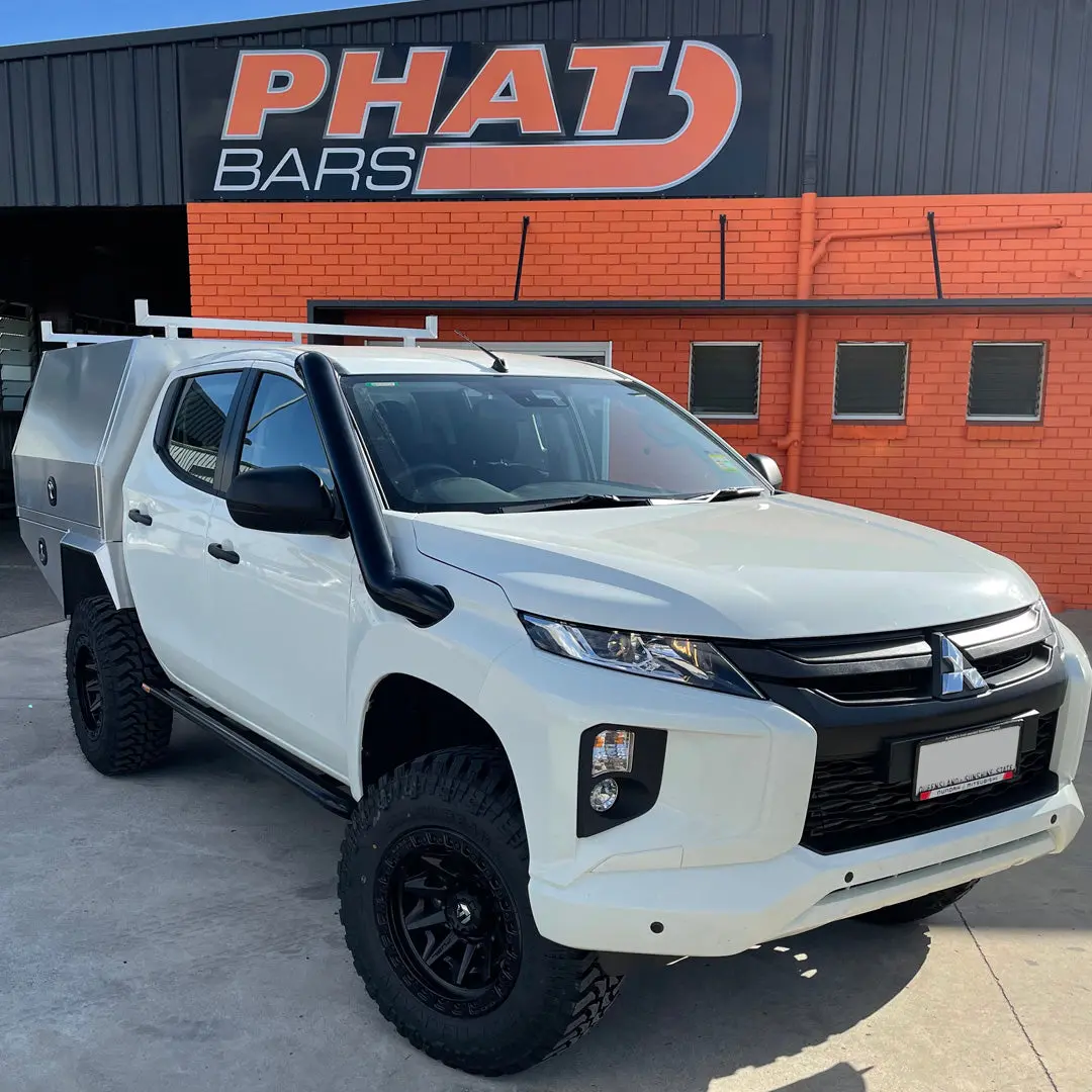 Mitsubishi Triton (2017-2024) Mr Phat Bars 4" Stainless Snorkel 1