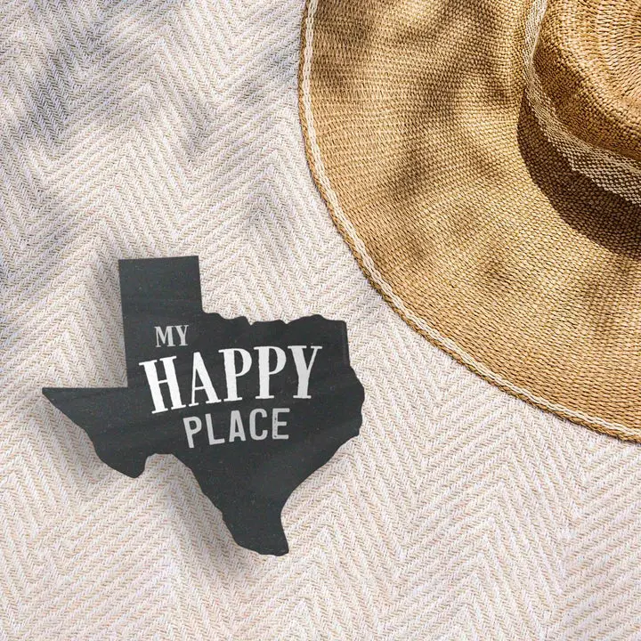 My Happy Place Texas Sticker 1