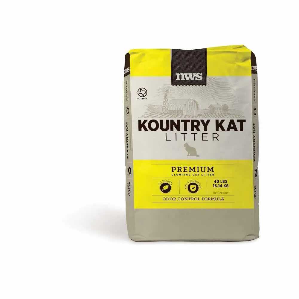 Nws Kountry Kat Cat Litter 40Lb 1