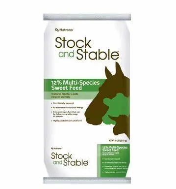 Nutrena Green Stock And Stable 12% Multi-Species Sweet Nutrena Feed 1