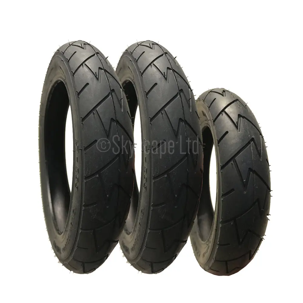 10 X 1.75 X 2 Pram Tyre (Single) With 12 1/2 X 1.75 X 2 1/4 Pram Tyres (Pair) 1