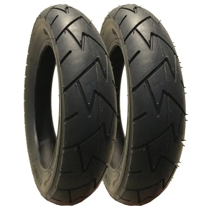 2 Pack - 10 X 2.00" Pram Tyres - Fast Rolling, Proven Quality 1