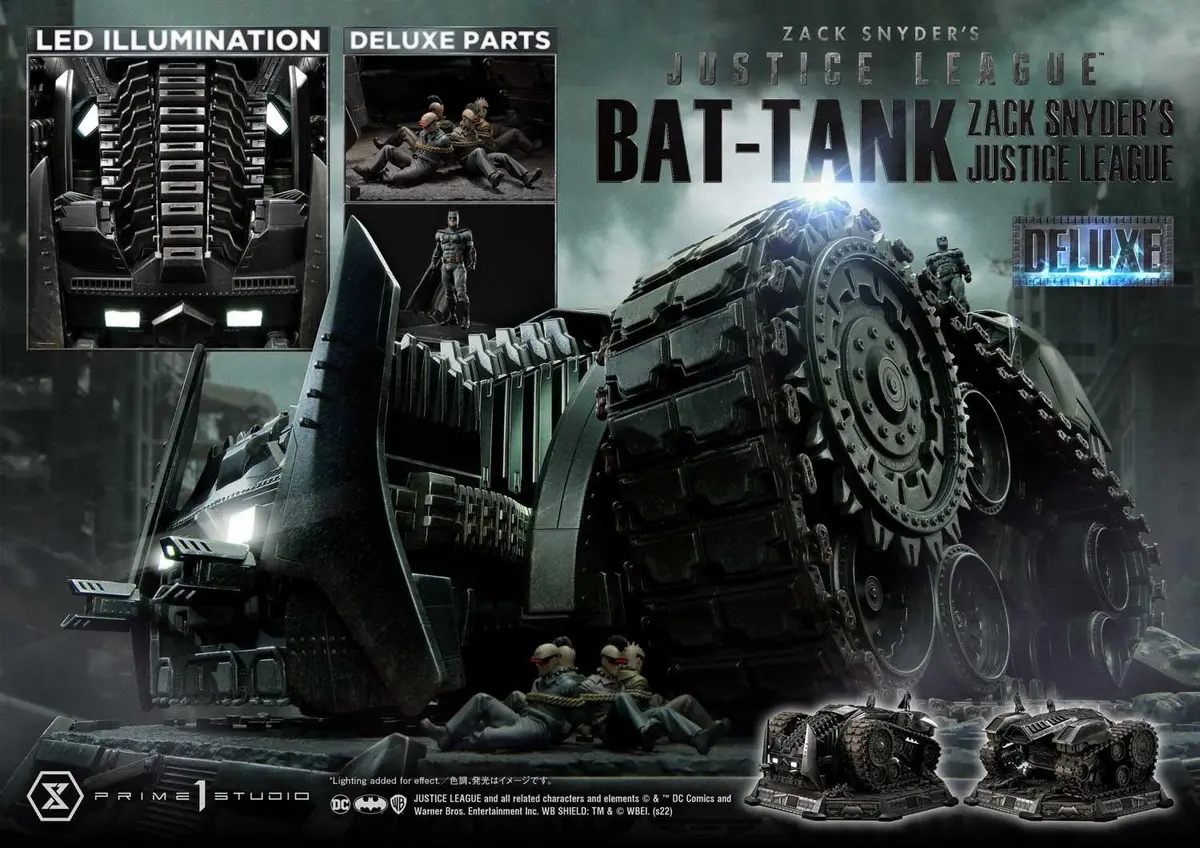 Zack Snyder's Justice League Snyder Cut (Film): Bat-Tank Deluxe Dx Version (Pre-Order) 1
