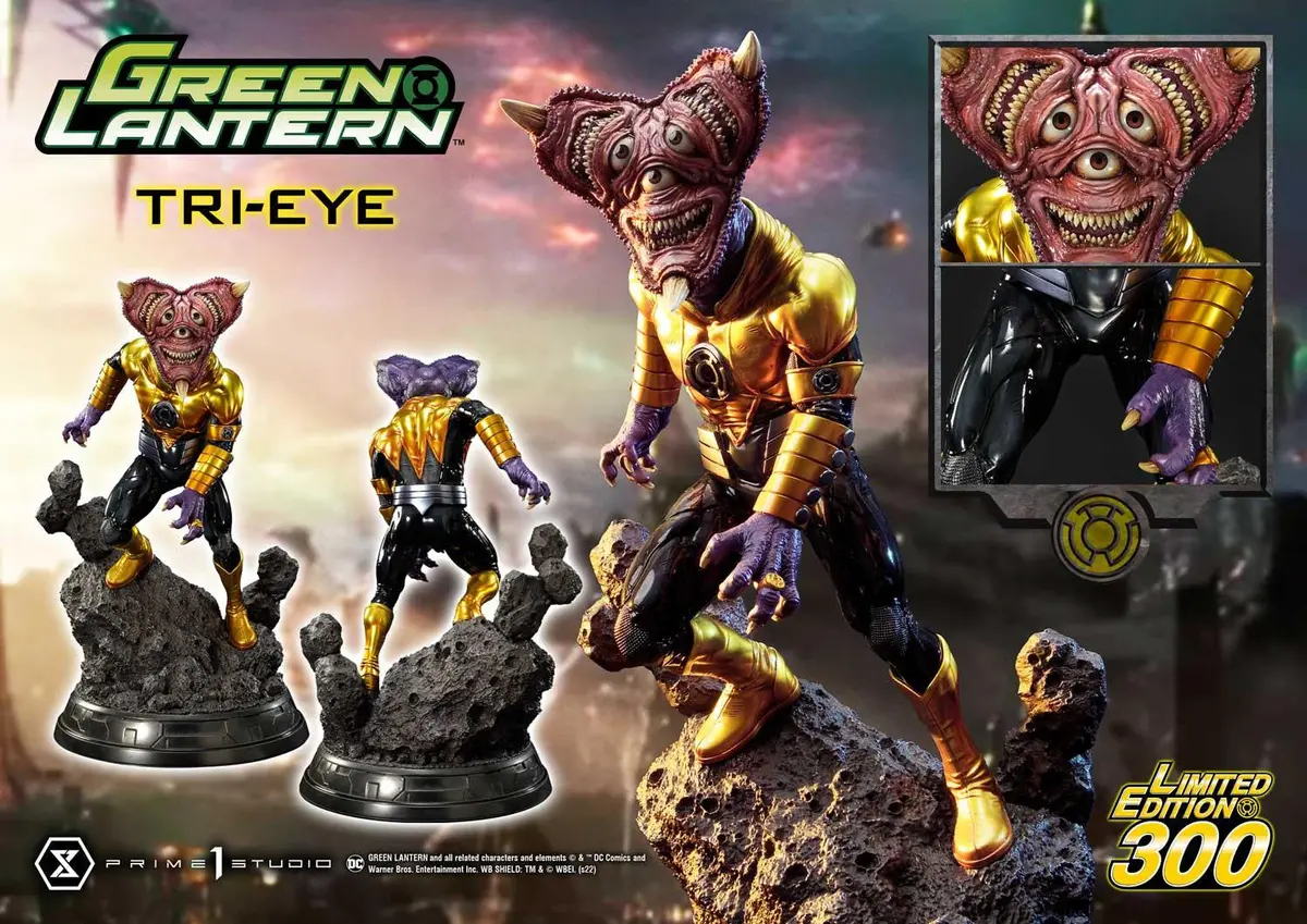 Dc Green Lantern Comics: Tri-Eye Statue 1