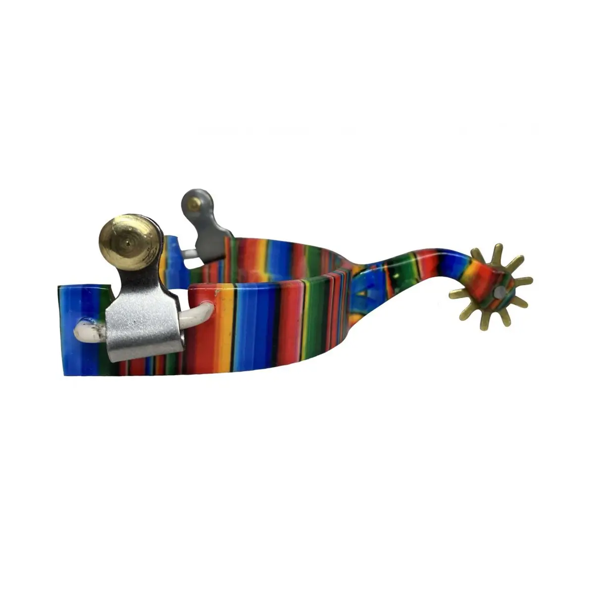Showman Serape Stainless Steel Spur 1