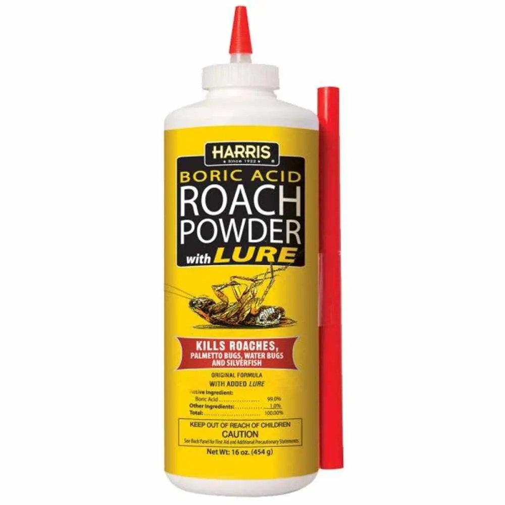 Boric Acid Roach Powder W/Lure 16Oz 1