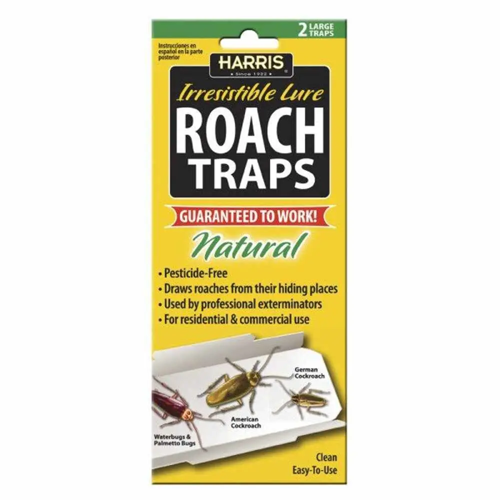 Roach Traps W/Irristible Lures 2Pk 1