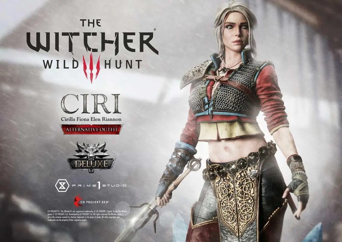 The Witcher Iii Wild Hunt: Ciri Alternative Outfit Deluxe Bonus Version 1