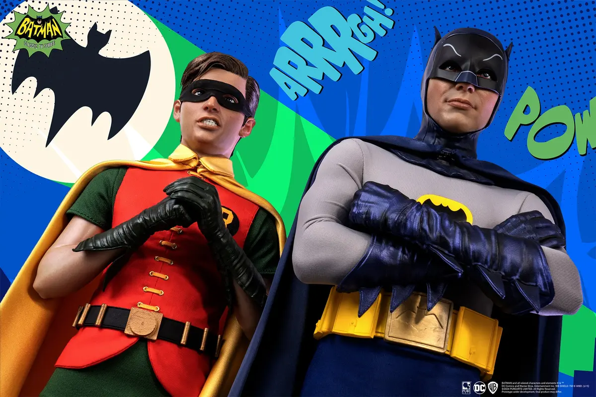 Dc: Batman And Robin (1966) 1/4 Scale Diorama 1