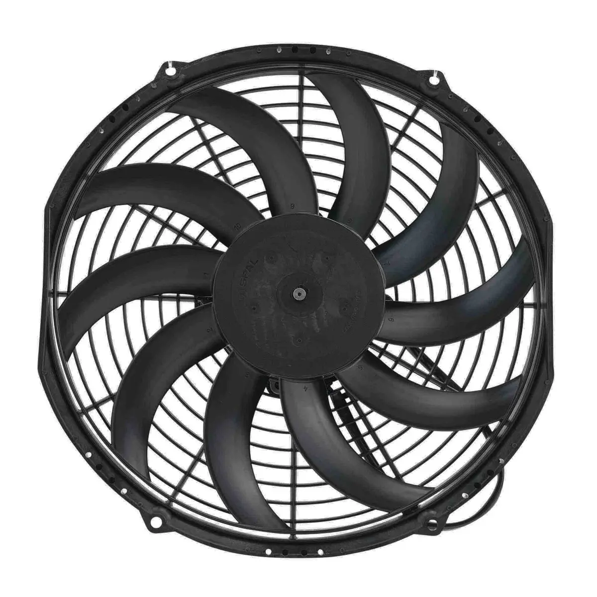 Spal Universal Fan 12" Fan Skew Blade Pull 12V (909Cfm) (52Mm Deep) 1