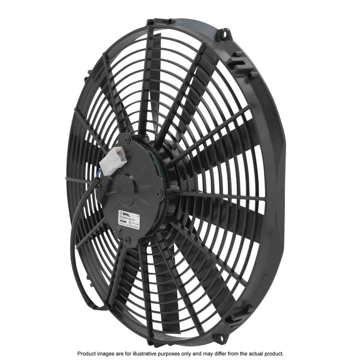 Spal Universal Fan 14" Fan Straight Blade Push 12V (1263Cfm) (62Mm Deep) 1