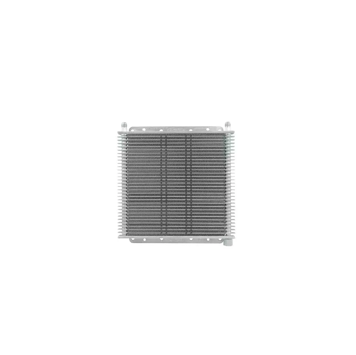 Universal Trans Oil Cooler Kit Trans Oil Cooler - 280 X 255 X 19Mm (-6 An Fittings) Suits 11" Spal Fan, Temp Switch Boss 1