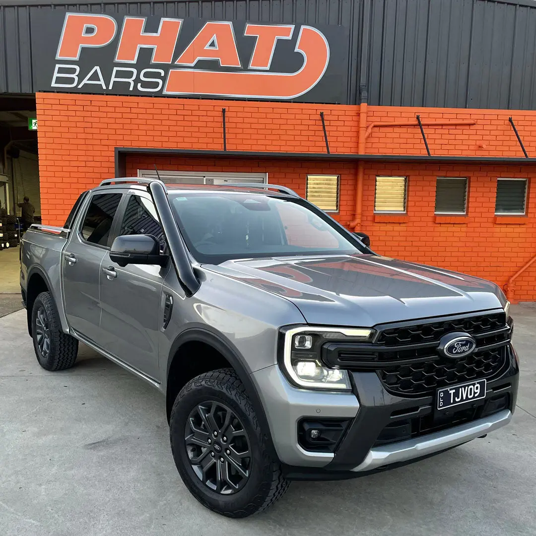Ford Ranger (2022-2027) Next Gen Phat Bars 4" Stainless Snorkel 1