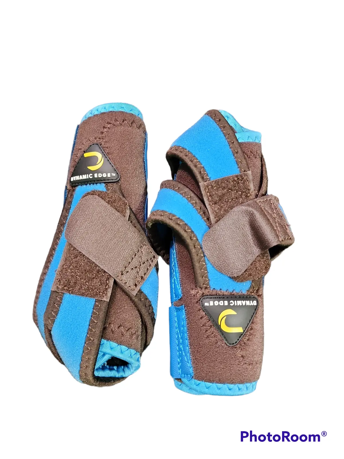 Dynamic Edge Sport Boots Front - Large - Turq/Chocolate 1