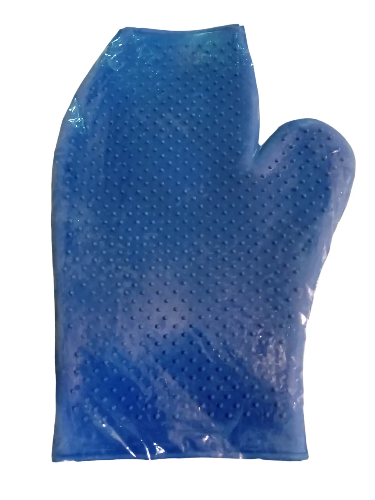 Rubber Massage Glove - Blue 1