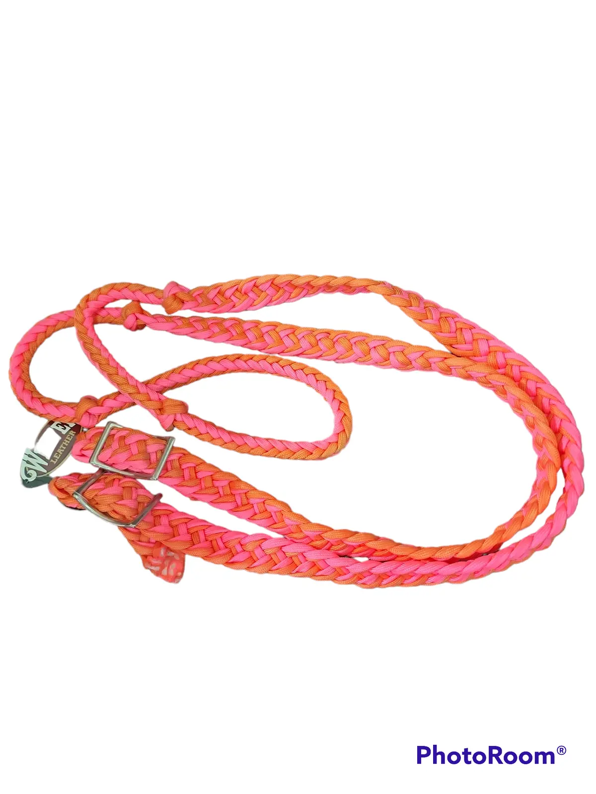 Braided Nylon Barrel Reins 1
