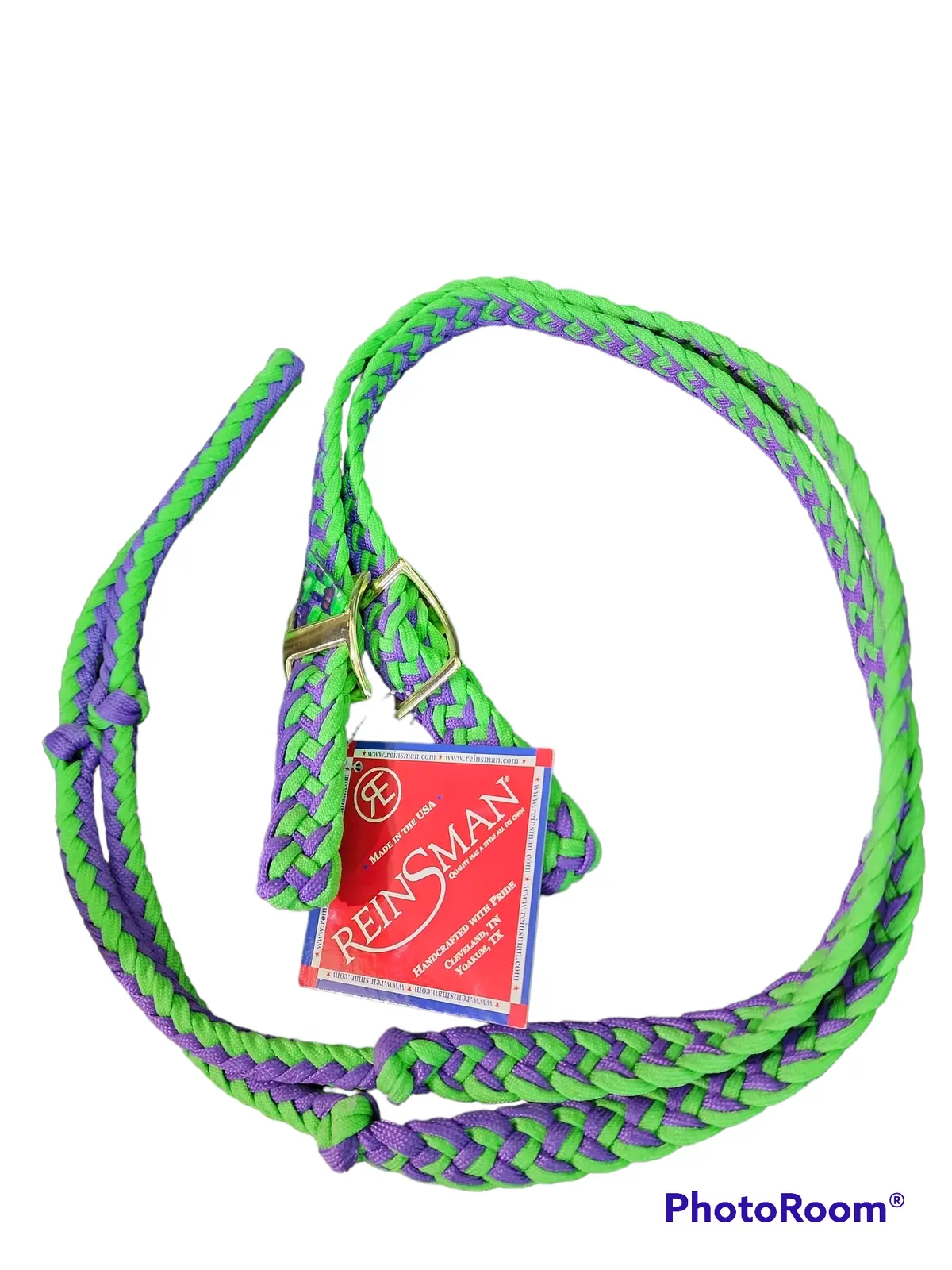 Braided Nylon Barrel Reins 1