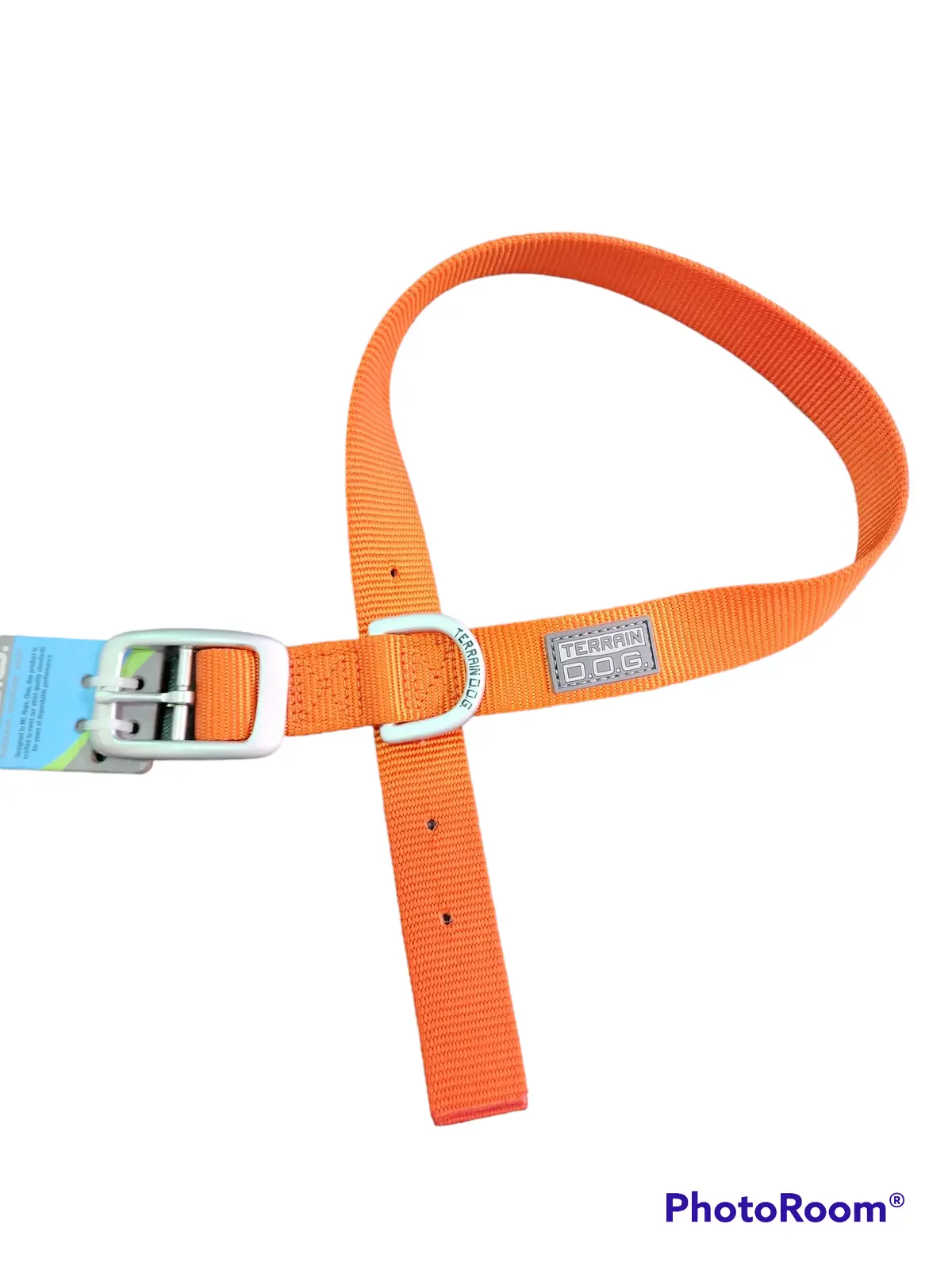 Nylon Single-Ply Dog Collar - Orange - Xs Neck S. 9" 1