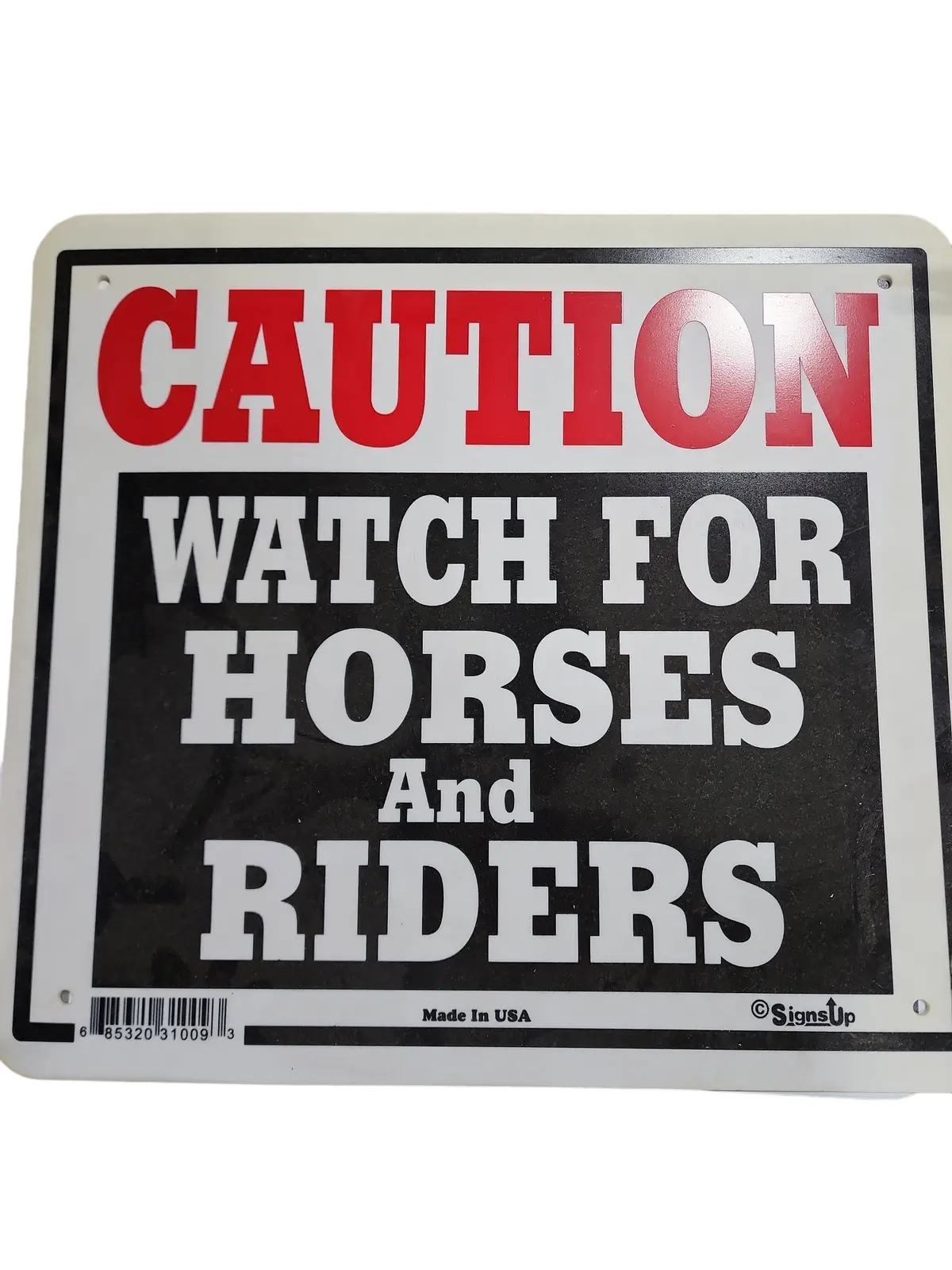 Sign, Caution Horses & Riders 1