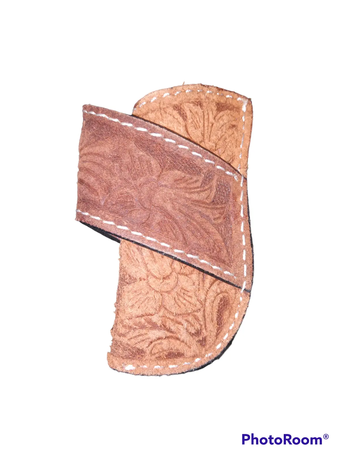Knife Scab - Knive Sheath 4" Leather Tou Knc-101 1