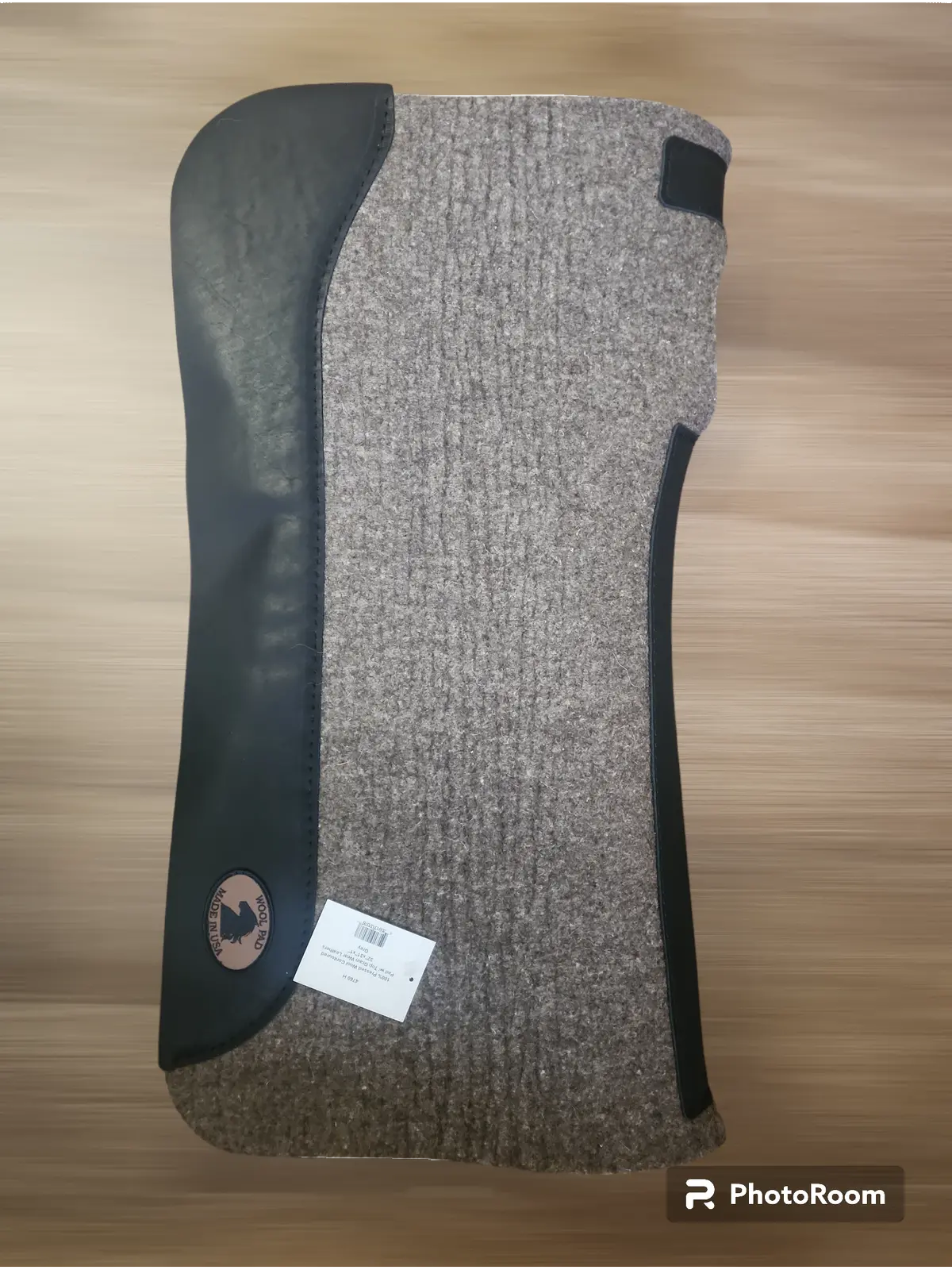 100% Grey Pressed Wool 32X31x1 1