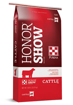 Purina Honor Show Grand 4-T-Fyer Cattle Feed, 50 Lb. Bag 1