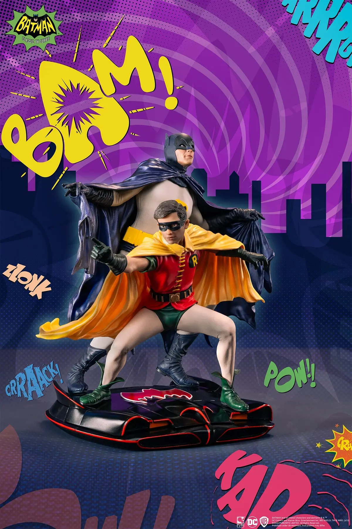 Dc: Batman And Robin (1966) 1/8 Scale Diorama 1