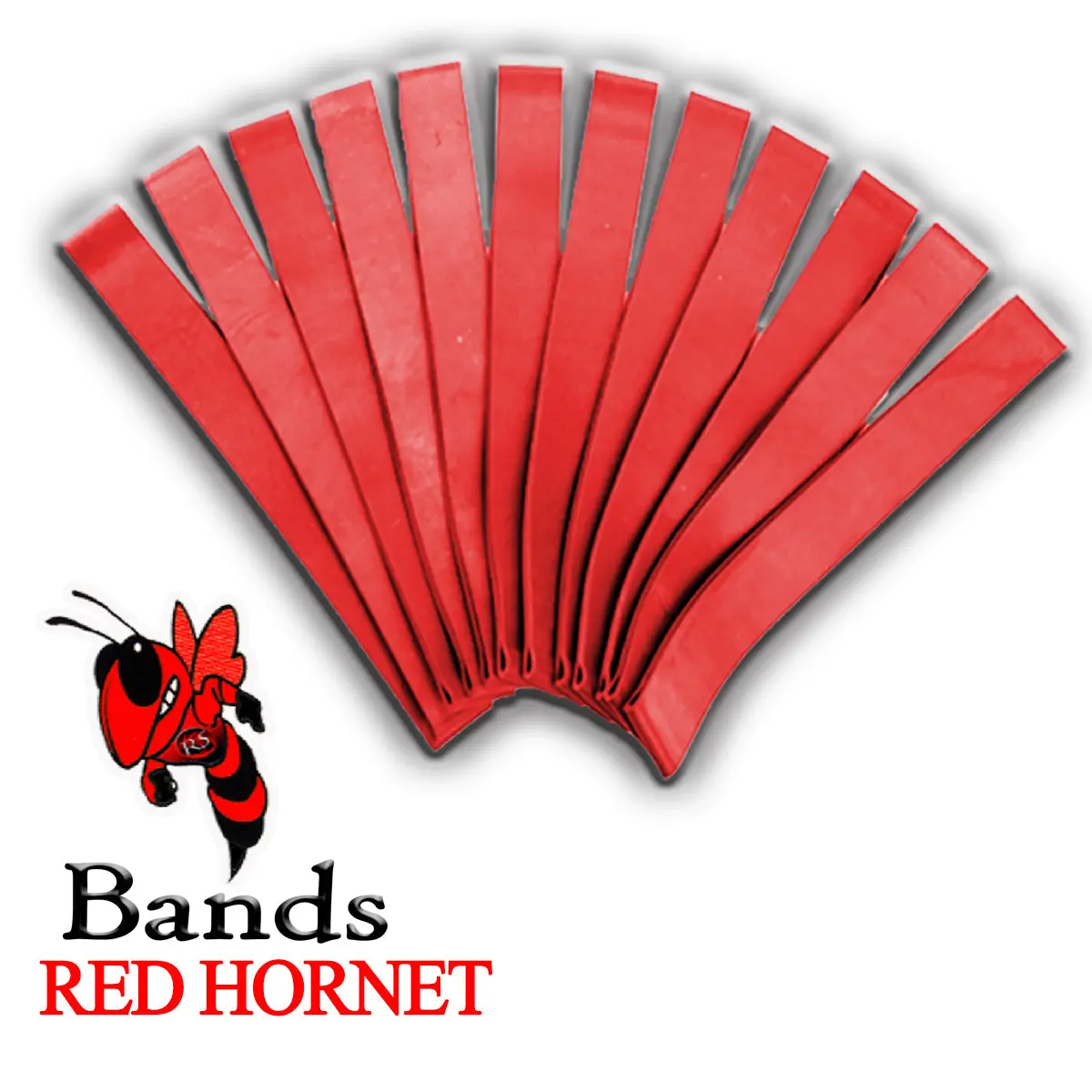 Ropesmart Dally Wraps – Red Hornet Bands 12-Pack 1