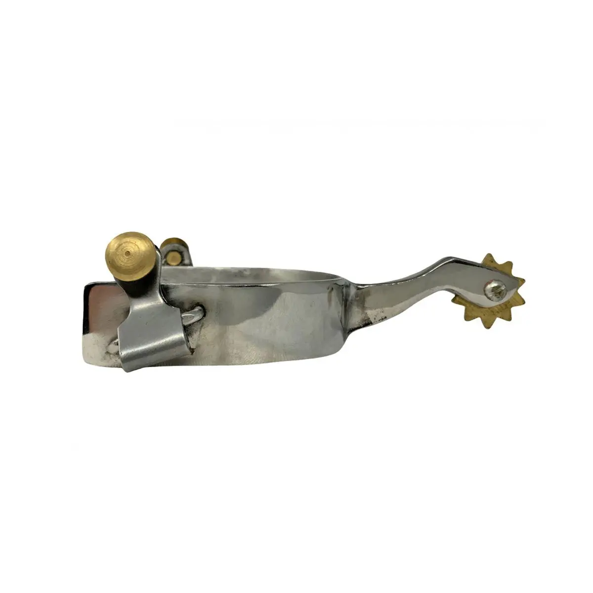 Showman Western Stainless Steel Men's Size Spurs 1