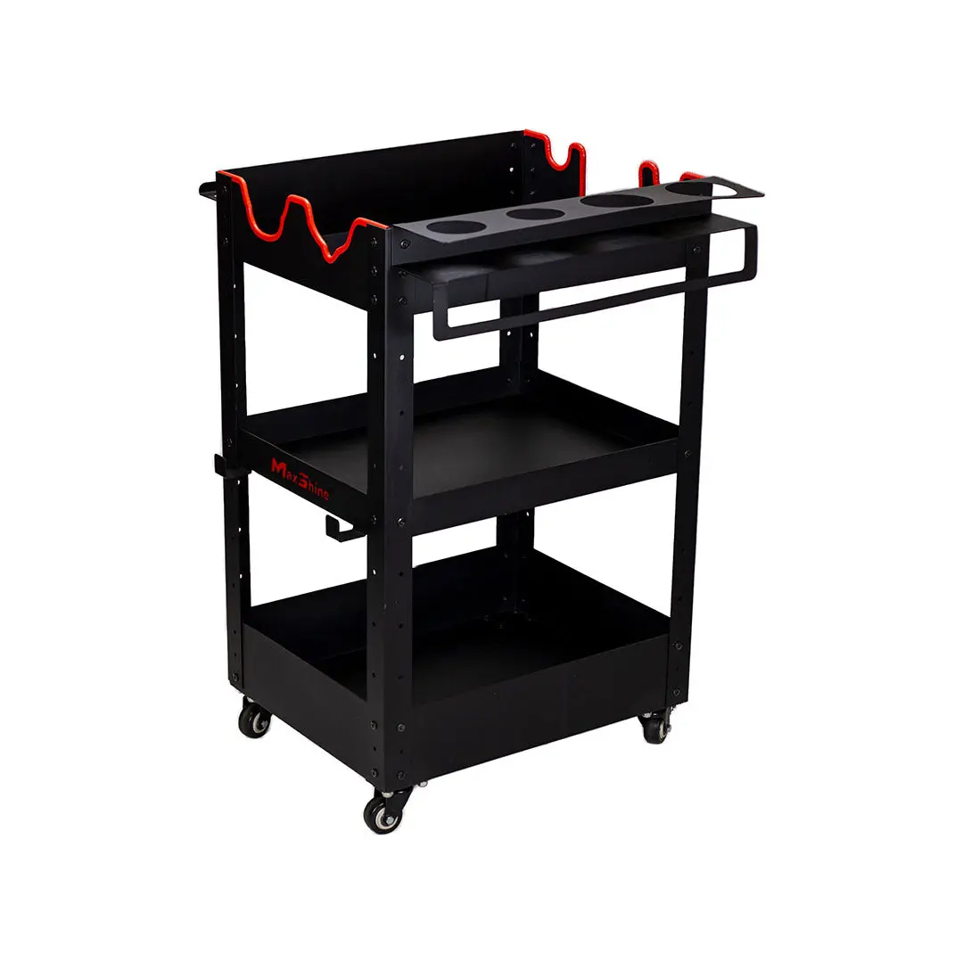 Rolling Detailing Cart - Coated Steel 1