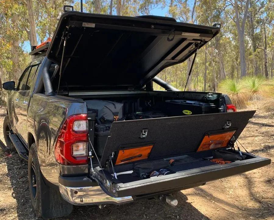 Toyota Hilux (2015-2026) N80 Gun Tailgate Storage 1