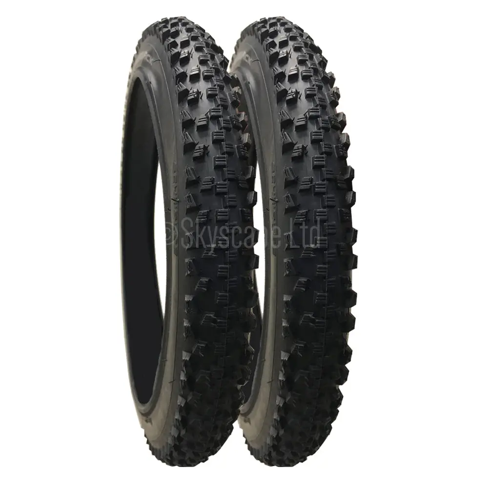 2 Pack - 16 X 1.90” Pram Tyres In Black 1