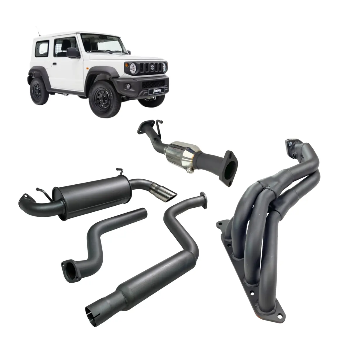 Redback 4X4 Exhaust System For Suzuki Jimny 3 Door Models (07/2018 - On) 2