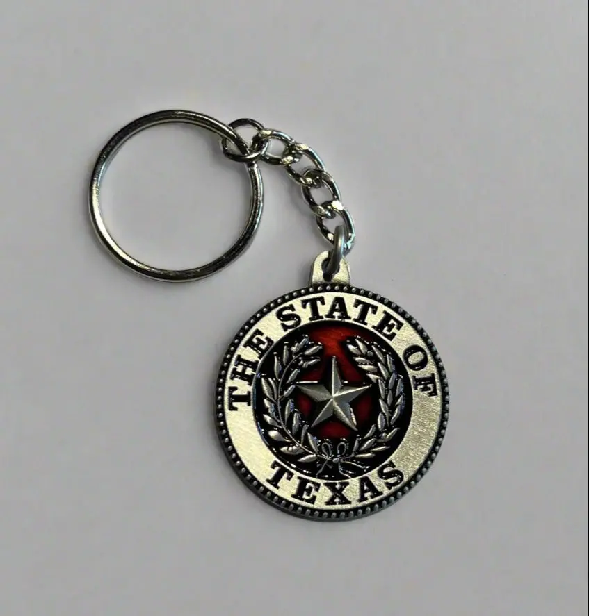 Sot Pewter/Enamel Keychain 1