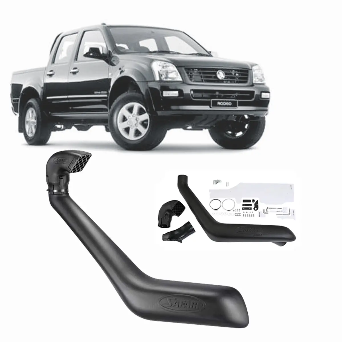 Safari Snorkel To Suit Holden Rodeo (01/2007 - 01/2008), Isuzu D-Max (10/2008 - 05/2012) 1