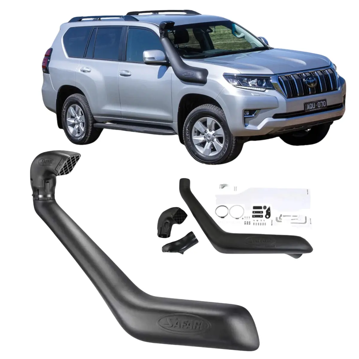Safari Snorkel For Toyota Prado (08/2009 - 08/2015) 1