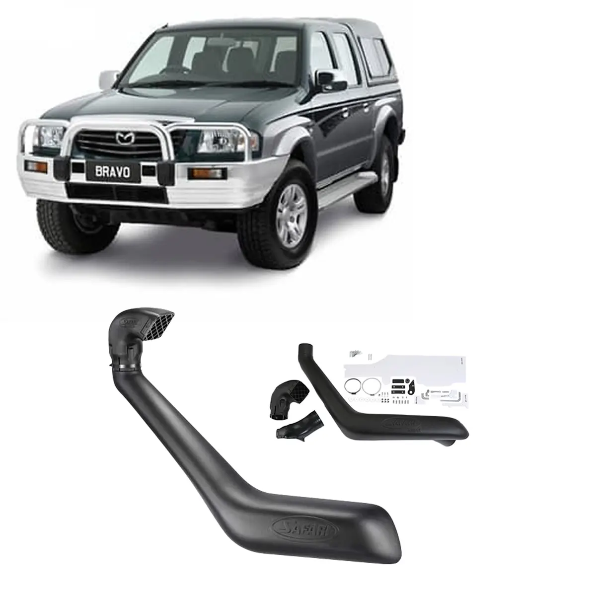 Safari Snorkel To Suit Mazda B2500 (02/1999 - 11/2006) 1