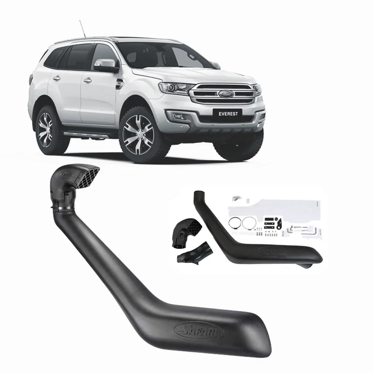 Ford Everest (09/2018 - 05/2022) 2L Safari Snorkel Armax 1