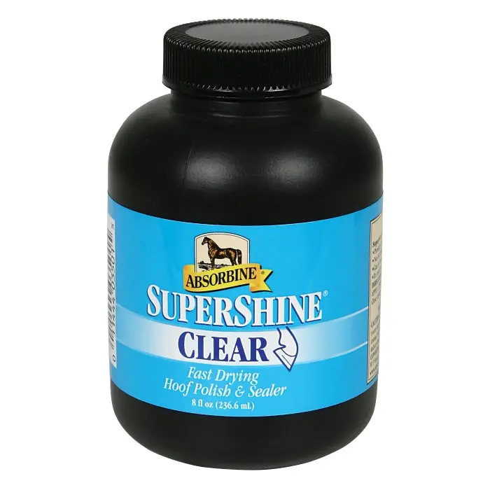 Supershine Hoof Polish-Clear 8Oz 1