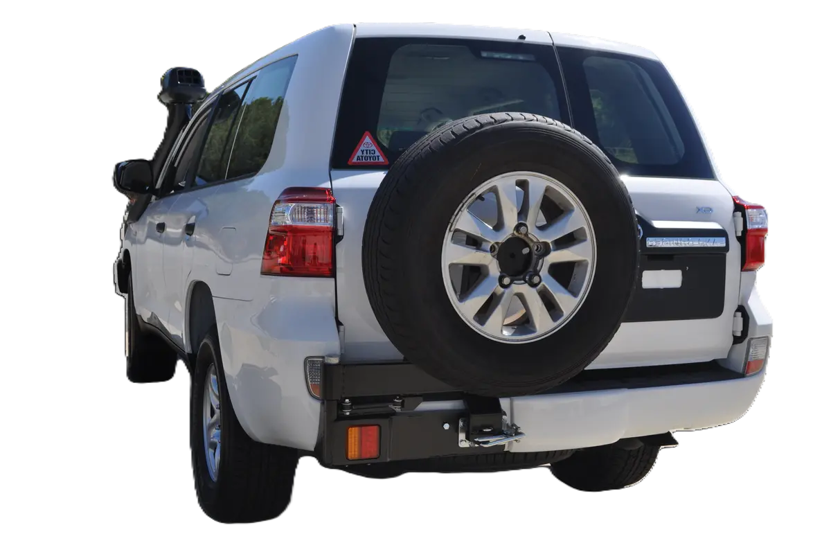 Toyota Landcruiser 200 Series (2007-2012) Lhs Gxl Outback Accessories Single Wheel Carrier 1