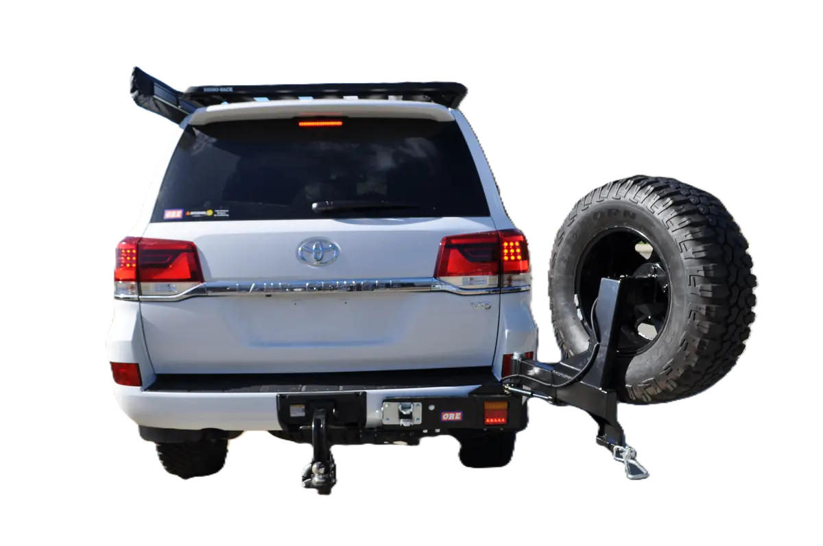 Toyota Landcruiser 200 Series (2007-2018) Rhs Vx/Sahara Outback Accessories Single Wheel Carrier 1