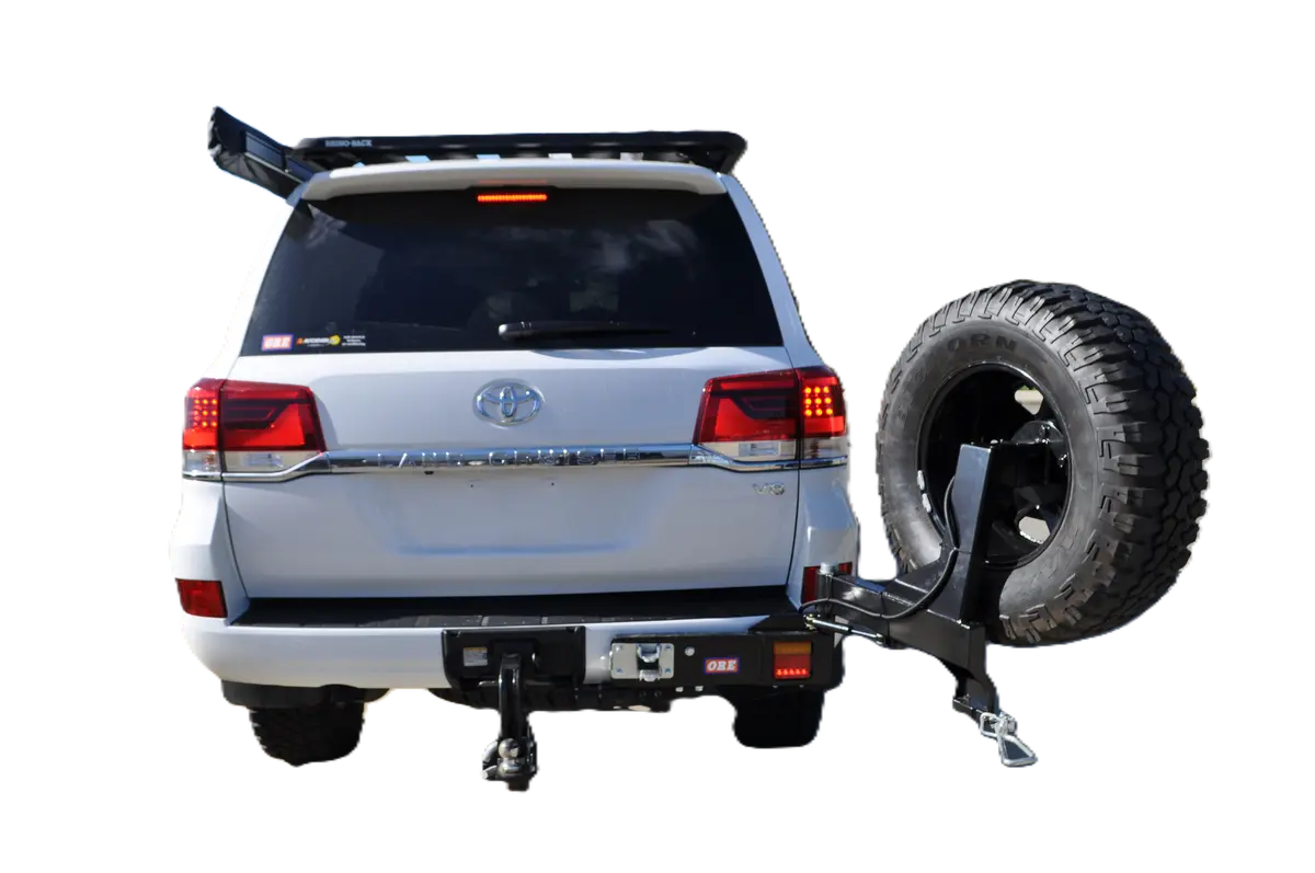 Toyota Landcruiser 200 Series (2015-2022) Rhs Gxl Outback Accessories Single Wheel Carrier 1