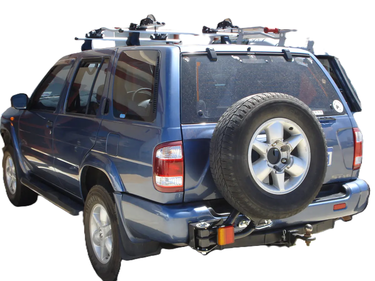 Nissan Pathfinder (1995-2005) Lhs R50 Outback Accessories Single Wheel Carrier 1
