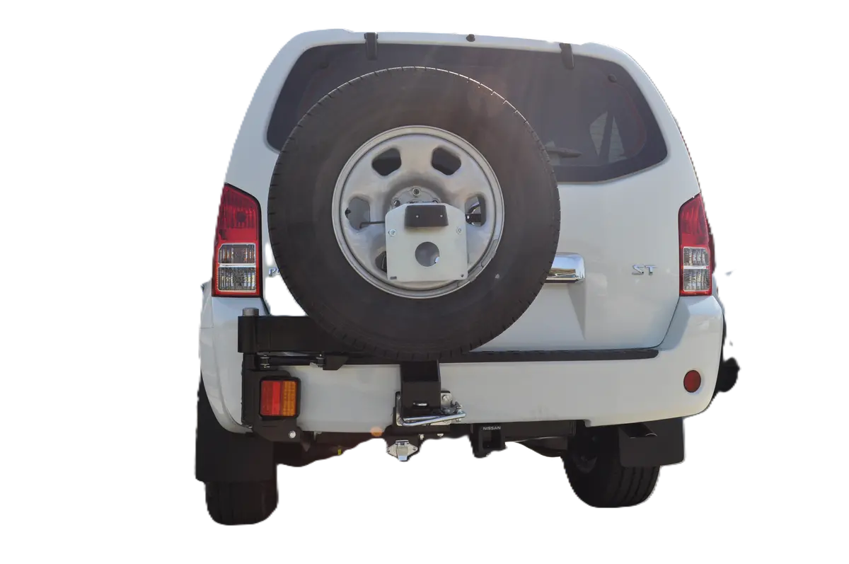 Nissan Pathfinder (2006-2013) Lhs R51 Outback Accessories Single Wheel Carrier 1