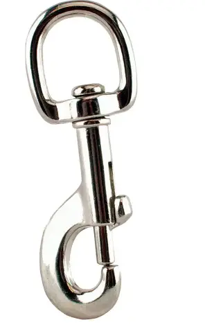3/4'' Solid Bras Round Scissor Snap 1