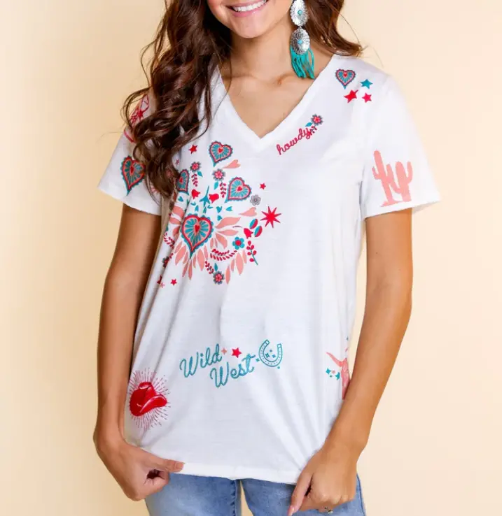 Wmns Howdy Love T-Shirts 1