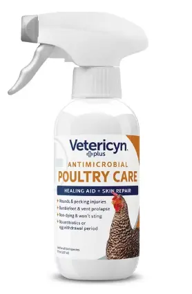 Vetericyn Plus Antimicrobial Poultry Care Spray, 8-Oz Bottle 1