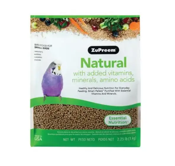 Zupreem Natural Premium Daily Bird Food For Small Birds, 2.25 Lbs 1